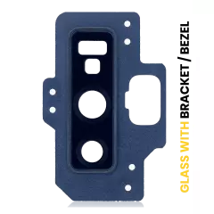 Back Camera Lens With Bracket / Bezel Compatible For Samsung Galaxy Note 9 (Ocean Blue)