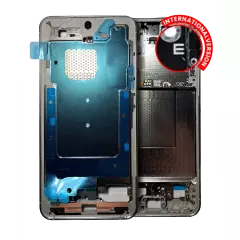 Mid-Frame Housing Compatible For Samsung Galaxy S24 5G (International version) (Service Pack) (Marble Grey)