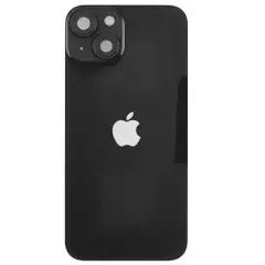 Back Glass With Steel Plate With MagSafe Magnet Pre-Installed Compatible For iPhone 14 Plus (Genuine OEM) (Midnight)