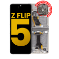 Inner OLED Assembly With Frame Compatible For Samsung Galaxy Z Flip 5 5G (US & International) (Refurbished) (Cream)